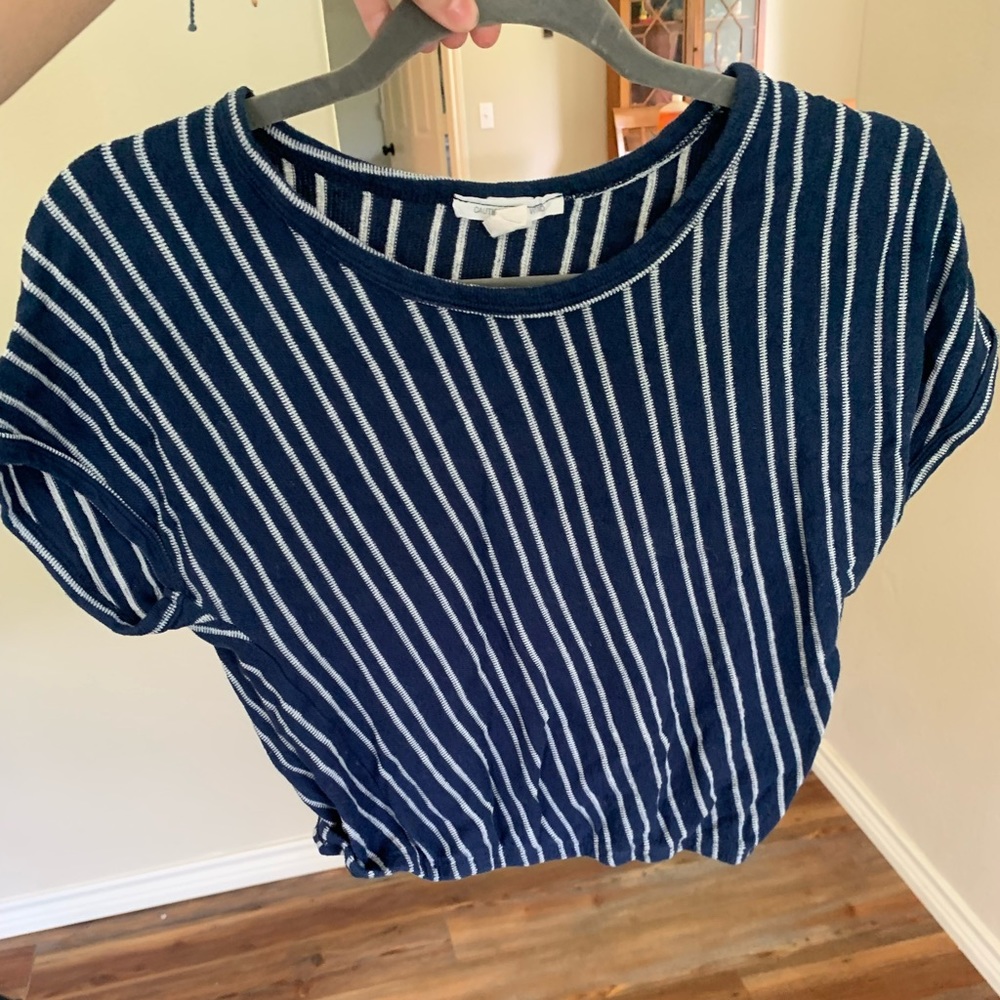Striped crop top